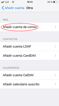 ios-anadir-cuenta-correo IOS Añadir cuenta de correo