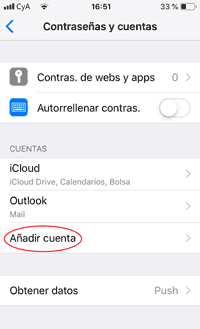 ios-anadir-cuenta IOS Añadir cuenta